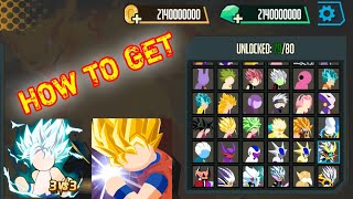 HOW TO GET UNLIMITED COINS GEMS AND UNLOCK ALL CHARACTERS IN Stickman Dragon Fight [upl. by Eniwtna]