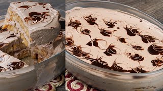 10 Minutes Cold Dessert  No Baking No Oven No Gelatin No Flour  Coffee Rusk Chocolate Dessert [upl. by Guthrey]