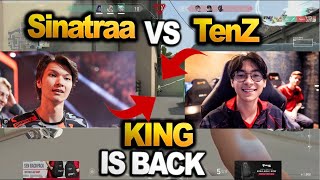 TenZ vs sinatraa in rank TenZ is back VALORANT [upl. by Christian]