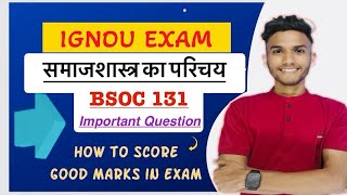 BSOC 131  समाजशास्त्र का परिचय MARATHON  IMPORTANT QUESTIONS  IGNOU DU LIVE CLASS ignou [upl. by Cima]