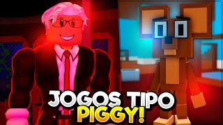 Os MELHORES JOGOS tipo PIGGY no Roblox Parte 2 🤩🐷 [upl. by Gran516]