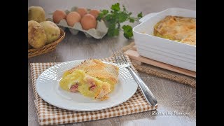 Gateau di patate  gattò con salame e uova sode nella cucina calabrese  Ricette che Passione [upl. by Fulvia]