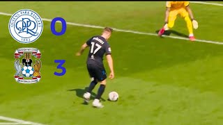 GYOKERES AGAIN QPR 03 COVENTRY CITY HIGHLIGHTS [upl. by Rosemaria]