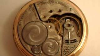 Reloj de bolsillo Elgin 15 jewels Año 1910  Elgin pocket watch AVI [upl. by Artied]