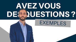 22 EXEMPLES DE QUESTIONS À POSER À LA FIN DUN ENTRETIEN DEMBAUCHE [upl. by Nereus697]