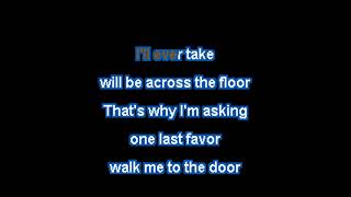 Weldon Myrick  Walk Me To The Door  Karaoke [upl. by Pacian]