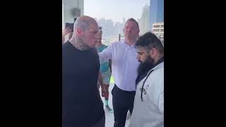 The Iranian Hulk vs Martyn Ford Face Off [upl. by Ysset]