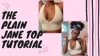 Very Easy Crop Top Tutorial  Beginner Friendly  Plain Jane Top [upl. by Hound]