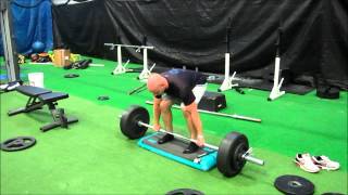 Speed Deadlift from Deficit  andrewsacksperformancecom [upl. by Ahselrac170]