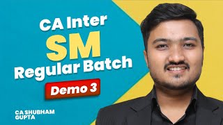 CA Inter SM  Regular Batch Sep 24 Jan 25  Demo 3 Strategic Intent Vision Mission [upl. by Ainuj]