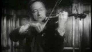 Jascha Heifetz plays Brahms Hungarian Dance 7 [upl. by Thorndike]