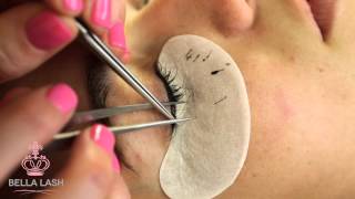 Bottom Eyelash Extensions  HowTo with Ellie Malmin [upl. by Aenel]