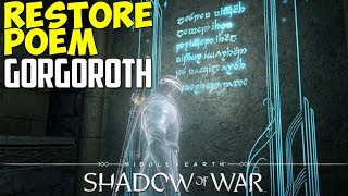 Shadow of War  All Ithildin Door Unlock Poems amp Bright Lords LEGENDARY Gear Set Best Set in SoW [upl. by Rraval]