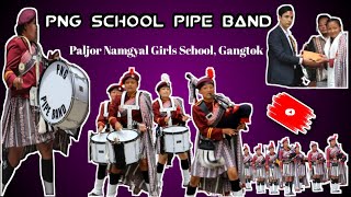 Png School Pipe Band Display 15th Aug 2022 at Guard Ground  PNG Gangtok [upl. by Riplex57]