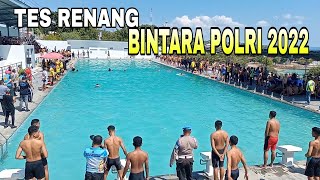 Tes renang penerimaan BINTARA POLRI 2022 [upl. by Enirehtak]