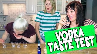 VODKA TASTE TEST  Grace Helbig [upl. by Eerb233]