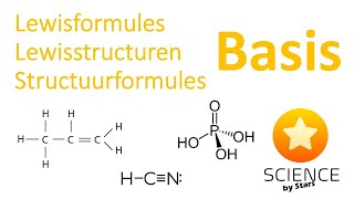 Lewisformule  lewisstructuren  structuurformules basis theorie en oefeningen [upl. by Bergstrom222]