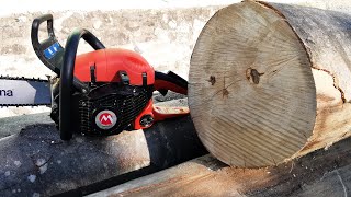 Maruyama MCV5100S Dolmar 5105Makita 5000p  a very good and light work chainsaw [upl. by Slayton]