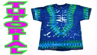 How to Tie Dye a Daishiki Pattern Full Tutorial 16 [upl. by Mcadams164]