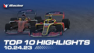 iRacing Top 10 Highlights  October 24th 2023 [upl. by Harbed]