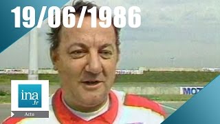 20h Antenne 2 du 19 juin 1986  Mort de Coluche  Archive INA [upl. by Ahsinotna]