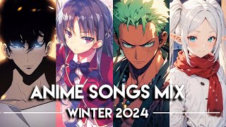 Best Anime Openings and Endings Music Mix │Full Songs  Winter 2024 [upl. by Bathsheb]