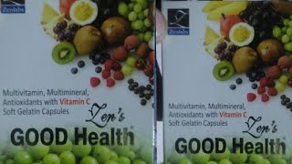 Good Health Capsules Multivitamin Multimineral Antioxidant With Vitamin C Soft Gelatin Capsules [upl. by Kan]