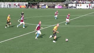 Highlights Morpeth Town 1 Emley 0  FA Cup 1st Qualifying Round 2425 [upl. by Eldreeda482]