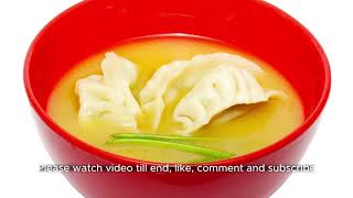 Chinese wonton soup recipe A delicious Chinese soup easy to prepare at home subscribe cooking [upl. by Barren]