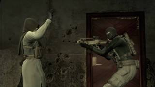 MGS4 Snake Vs JohnnyAkiba CutScene [upl. by Otrebogir]