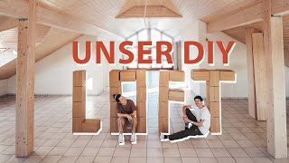 Unser riesen DIY Wohnprojekt Wir sanieren einen Dachboden zum Loft [upl. by Broddy]