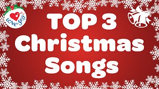 Top 3 Christmas Songs with Lyrics 🎄 Merry Christmas Songs [upl. by Erv]