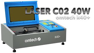 LASER CO2  OMTECH K40 Unboxing [upl. by Vivia]