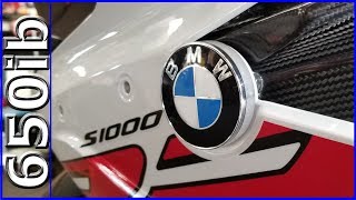 Illuminated BMW Roundel and MORE Carbon Fiber Installed  S1000RR Build Series [upl. by Harbot]