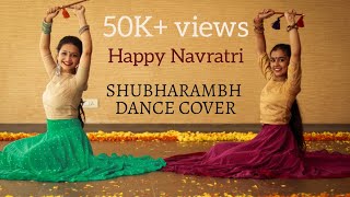 Navratri Dance Cover  Shubharambh  Kai Po Che  Saandra and Anamika [upl. by Sedruol]