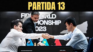 Nepomniachtchi vs Ding  Campeonato Mundial de Ajedrez 2023  Partida 13 [upl. by Yelsnik]