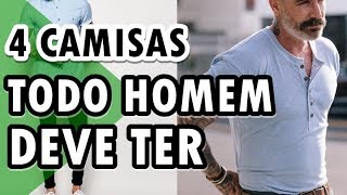 🔴 4 CAMISAS MASCULINAS QUE TODO HOMEM DEVE TER  DICAS MASCULINAS [upl. by Melamed999]