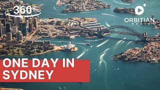 Sydney Guided Tour in 360° One Day in Sydney Trailer 8K version [upl. by Nelly495]