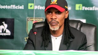 SénégalCameroun  La réaction de Rigobert Song après la défaite contre le Sénégal [upl. by Moskow]