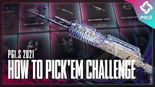 PGIS Pick’em Challenge HOW TO  PUBG [upl. by Aramaj]