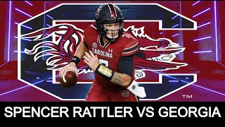 Spencer Rattler vs Georgia  2024 NFL Draft Film [upl. by Nagaem369]