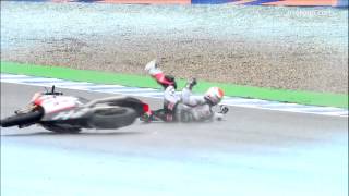 Moto2 Crash Reel [upl. by Atiek]