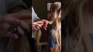 ASMR hairplay on gorgeous extensions Full video up for channel members now ❤️ [upl. by Elletnuahs]