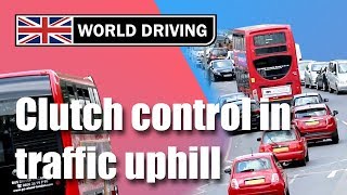 Clutch Control in Traffic Uphill  How to Drive a Manual Car in Start Stop Traffic [upl. by Oswald]