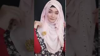 Party Hijab Tutorial Coverage  Rothey Ahmed [upl. by Adnik842]