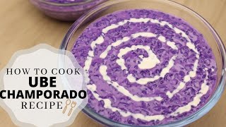 Ube Champorado Recipe  Best Pinoy Merienda [upl. by Merci909]