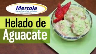 RECETA DE HELADO DE AGUACATE [upl. by Ahsiekat748]