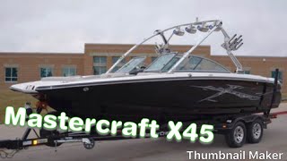 Mastercraft x45 bow interior walk thru tour [upl. by Eudoca]