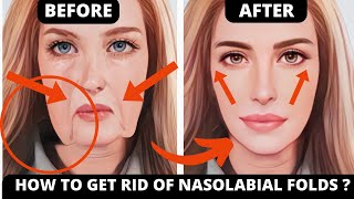 🛑 FACIAL EXERCISES TO GET RID OF NASOLABIAL FOLDS LAUGH LINES JOWLS NECK LINES FOREHEAD WRINKLES [upl. by Sugirdor368]