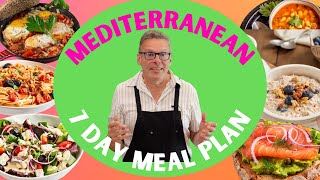 Mediterranean Diet Meal Plan  7 days [upl. by Yddur354]